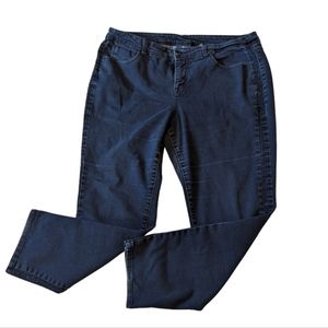 Style & Co sz18W dark denim stretch jeans EUC